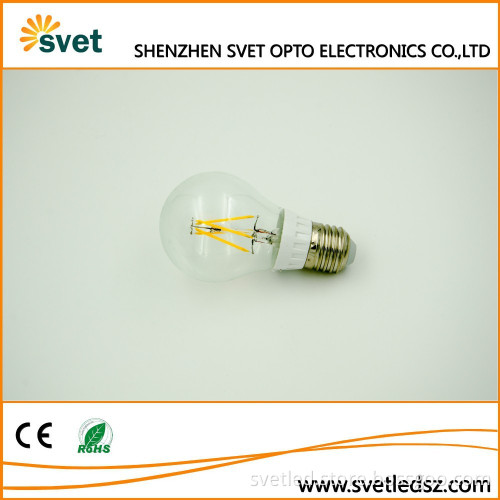 360/R60 clear glass led bulb,e27 led filament bulb